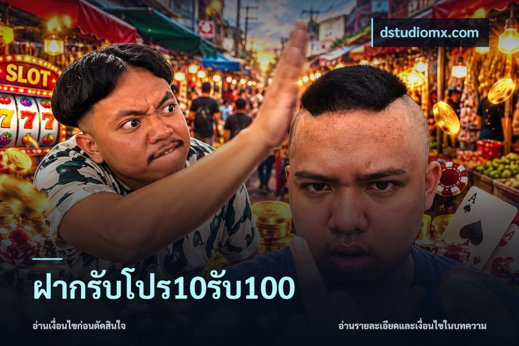 ฝากรับโปร10รับ100