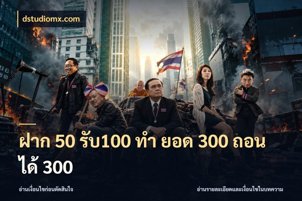 ฝาก 50 รับ100 ทํา ยอด 300 ถอนได้ 300 โปรยอดรับที่สายเกมสนใจ ในมุม dstudiomx.com