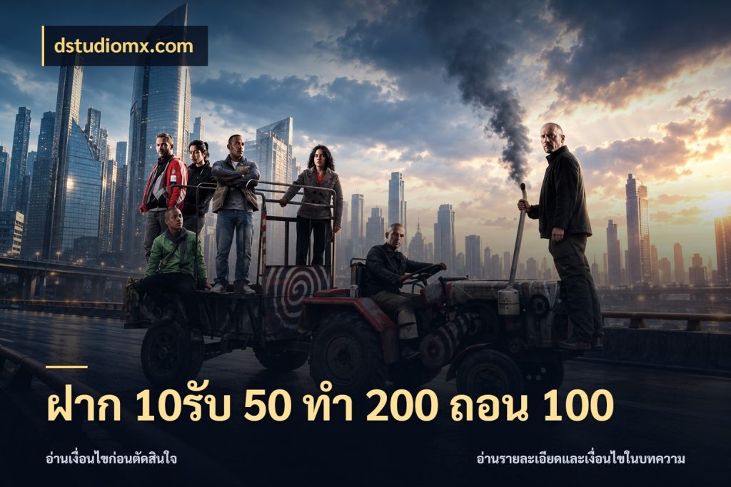 ฝาก 10รับ 50 ทํา 200 ถอน 100 จุดเด่นของเครดิตที่คนชอบเกมอยากรู้ ในมุม dstudiomx.com