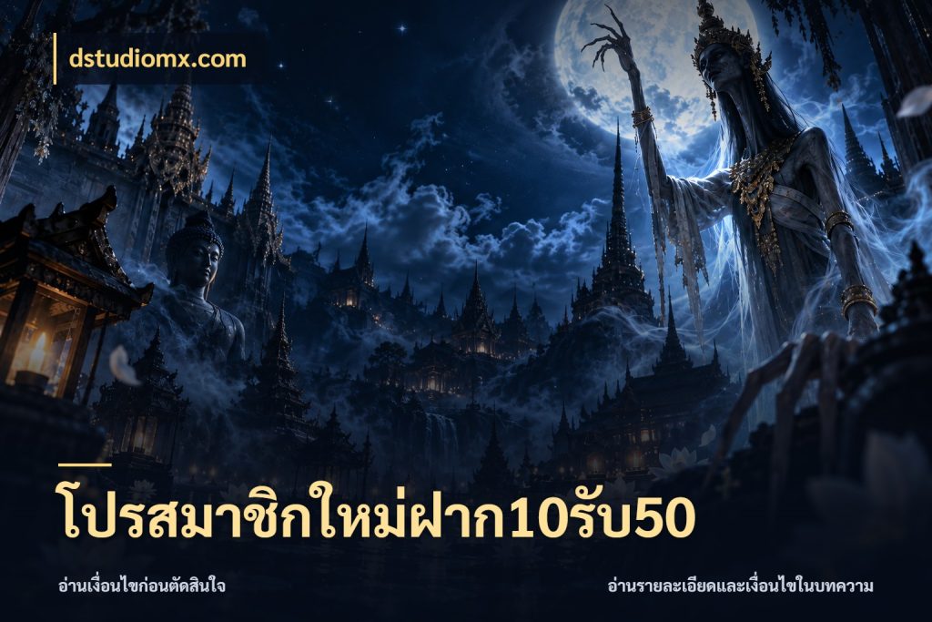 โปรสมาชิกใหม่ฝาก10รับ50 จับประเด็นยอดรับก่อนเลือกความสนุก สไตล์ dstudiomx.com