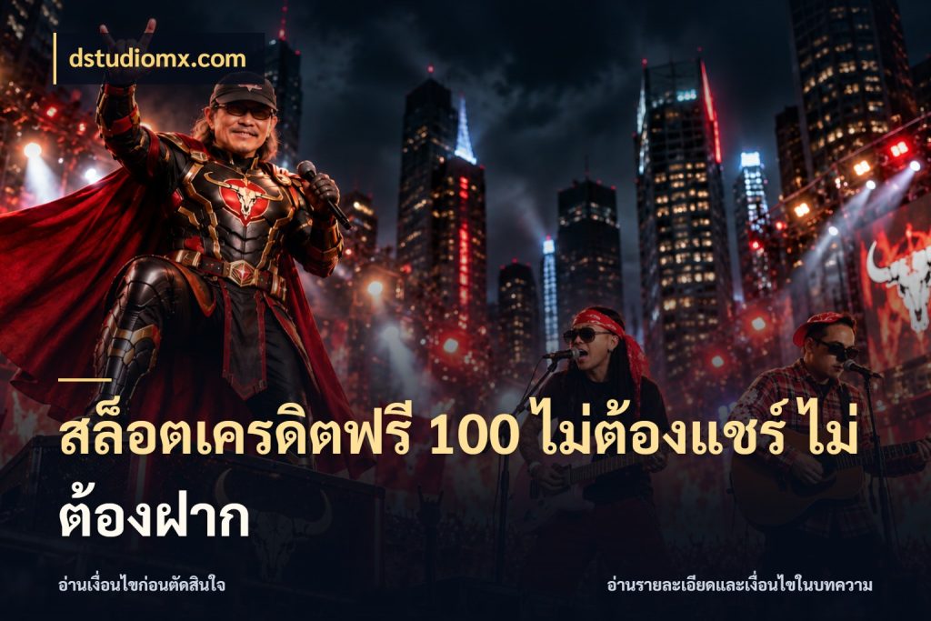 สล็อตเครดิตฟรี 100 ไม่ต้องแชร์ ไม่ต้องฝาก เลือกสไตล์ความสนุกจากรูปแบบเครดิต กับ dstudiomx.com