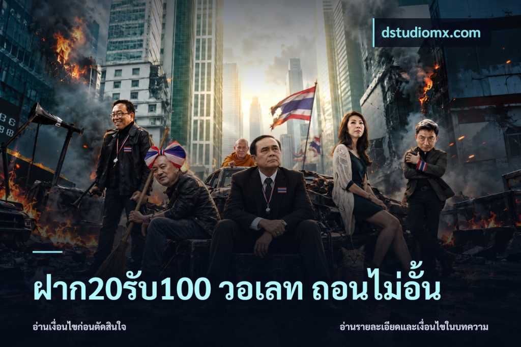ฝาก20รับ100 วอเลท ถอนไม่อั้น