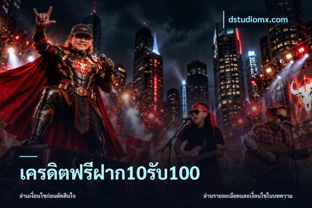 เครดิตฟรีฝาก10รับ100
