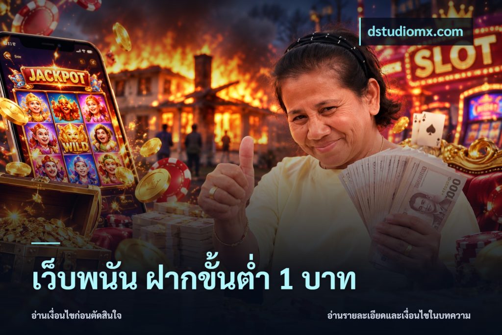 เว็บพนัน ฝากขั้นต่ำ 1 บาท