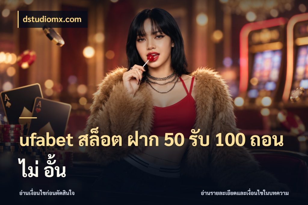 ufabet สล็อต ฝาก 50 รับ 100 ถอน ไม่ อั้น รูปแบบโบนัสกับสิทธิ์ของสายเกม กับ dstudiomx.com