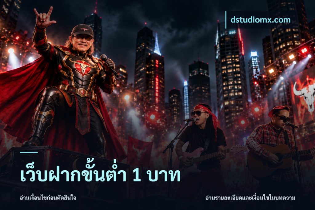 เว็บฝากขั้นต่ำ 1 บาท
