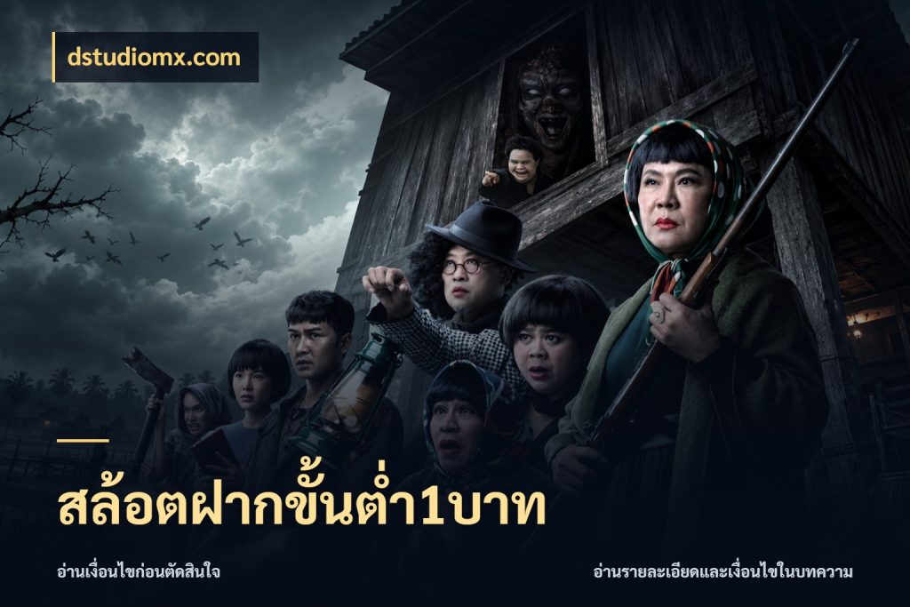 สล้อตฝากขั้นต่ำ1บาท จำนวนเริ่มต้นกับสไตล์เกมที่ชอบ ในมุม dstudiomx.com
