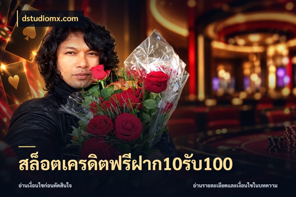 สล็อตเครดิตฟรีฝาก10รับ100 จุดเด่นของเครดิตที่คนชอบเกมอยากรู้ กับ dstudiomx.com