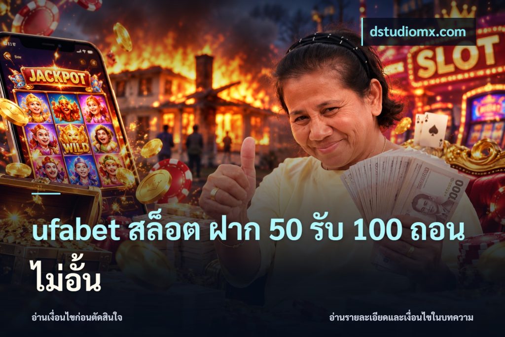 ufabet สล็อต ฝาก 50 รับ 100 ถอนไม่อั้น